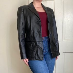 Women’s Vintage Leather Jacket - CLIO Peppiatt